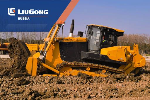 40-тонный бульдозер с двигателем Cummins мощностью 375 л. с.