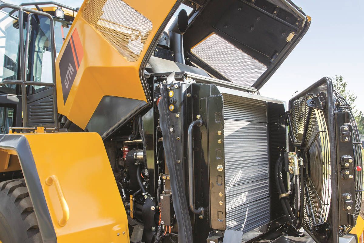 Китайская спецтехника фронтальный погрузчик LiuGong 877H